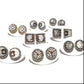 orecchini cammeo sardonico personalizzabili in argento 925 rodiati